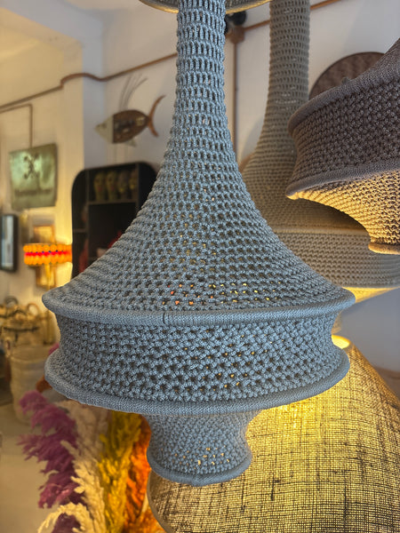 Lampara Tejida Macramé