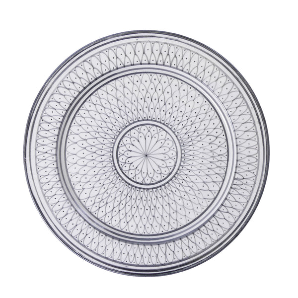 Plato Gris MH-Collection "Escamas", ø 25 cm