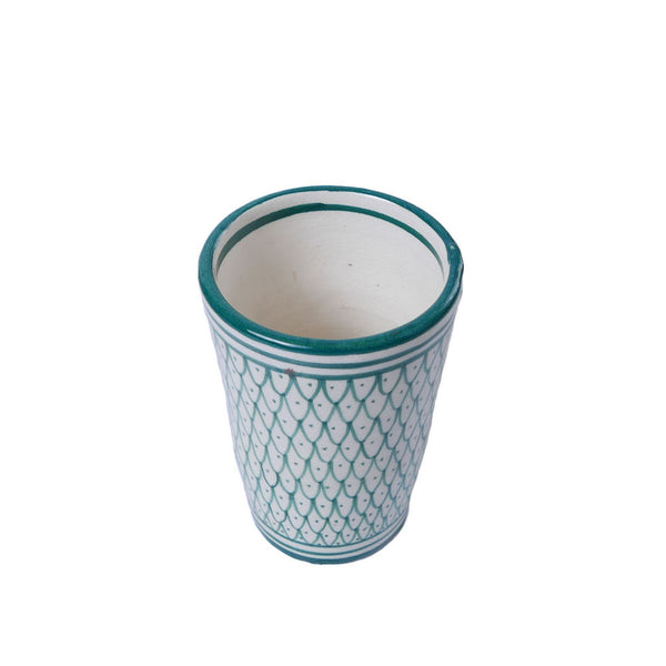 Vaso Verde Oscuro MH-Collection "Escamas"
