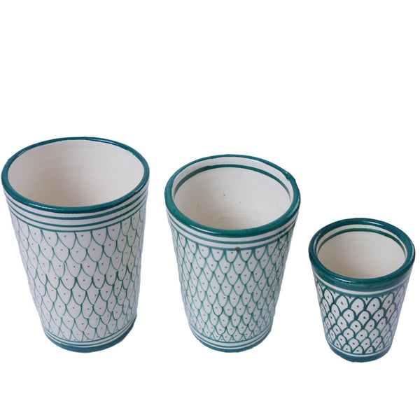Vaso Verde Oscuro MH-Collection "Escamas"