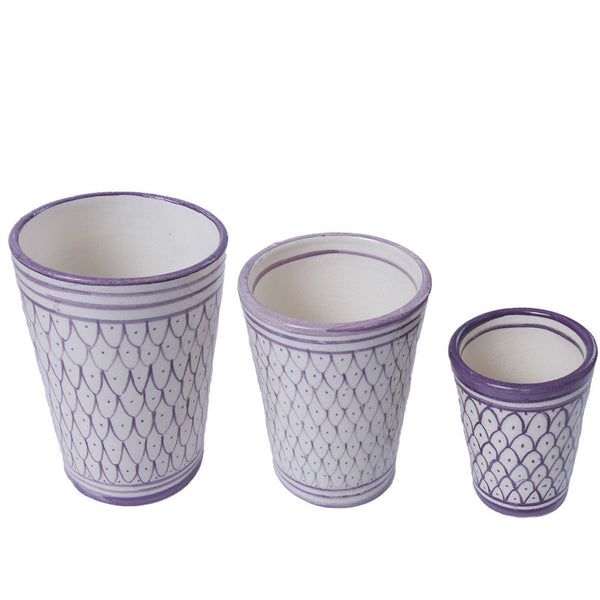 Vaso Morado MH-Collection "Escamas"