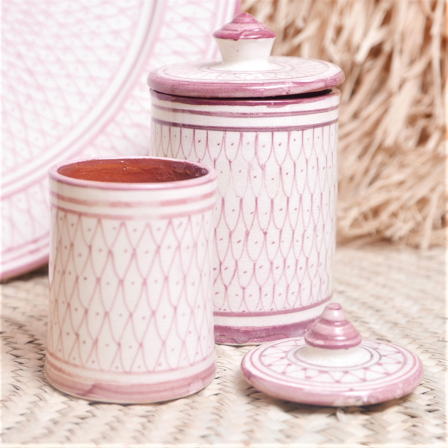 Tarro Rosa MH-Collection "Escamas"
