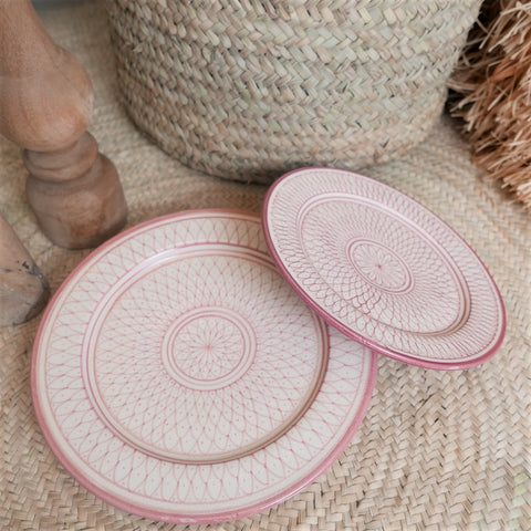 Plato Rosa MH-Collection "Escamas", ø 25 cm