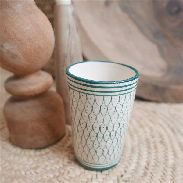 Vaso Verde Oscuro MH-Collection "Escamas"