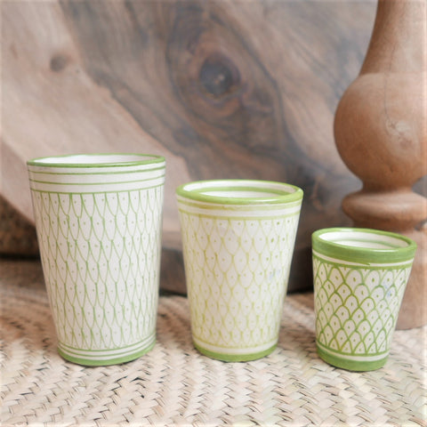 Vaso Verde Claro MH-Collection "Escamas"