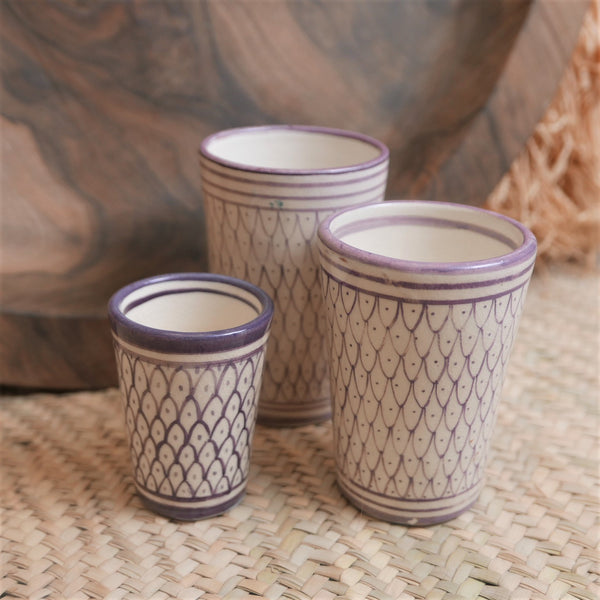 Vaso Morado MH-Collection "Escamas"
