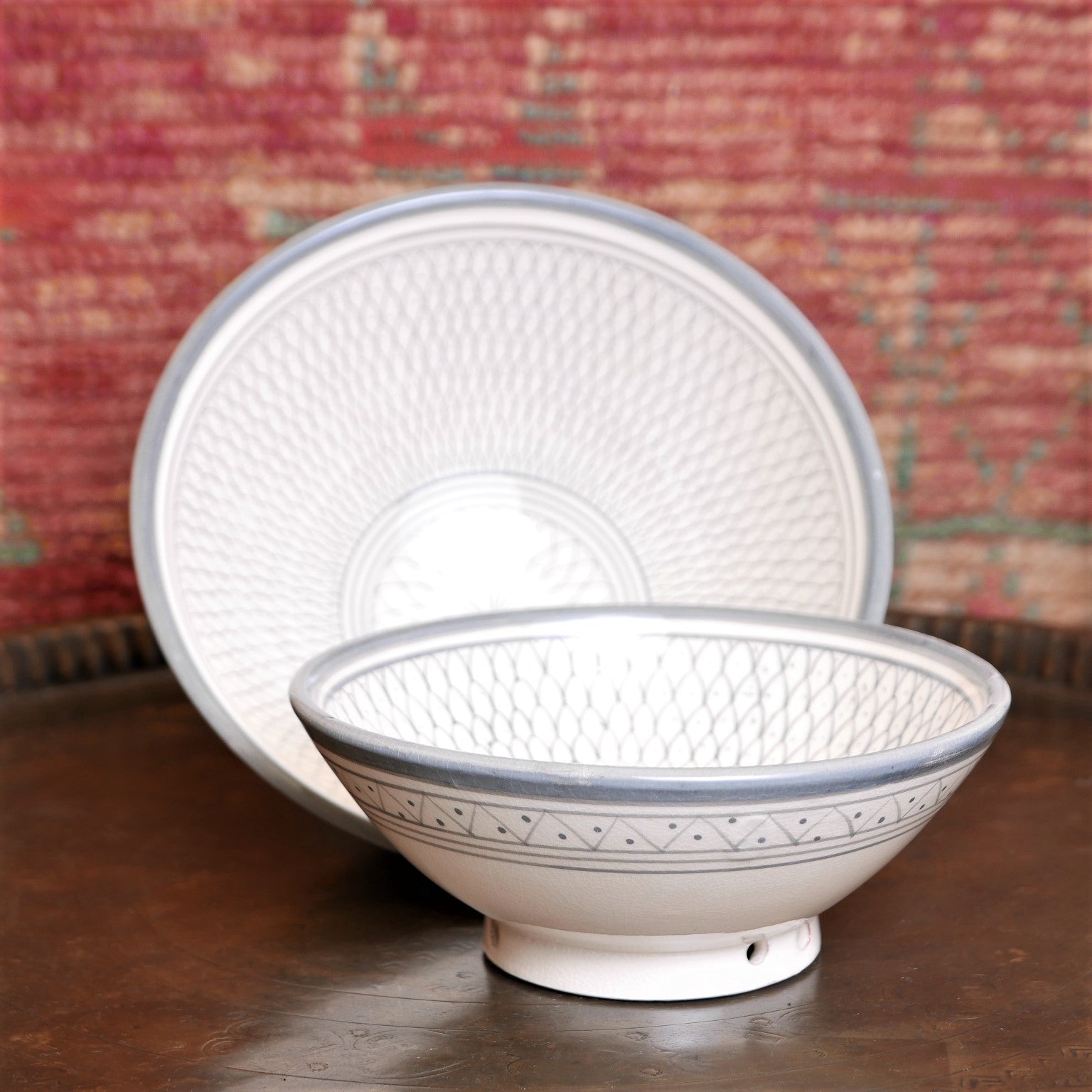Ensaladera Gris MH-Collection "Escamas"