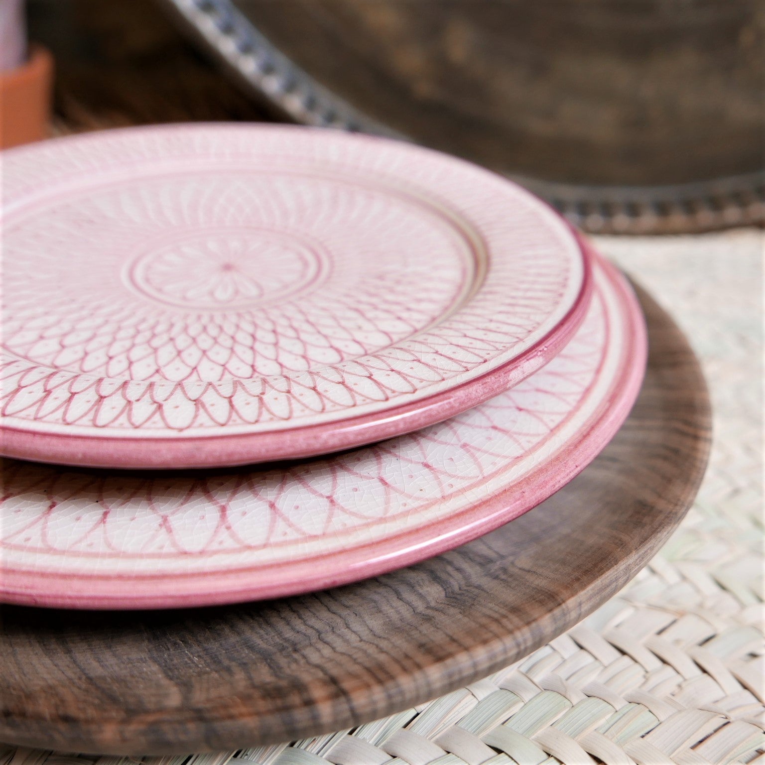 Plato Rosa MH-Collection "Escamas", ø 20 cm