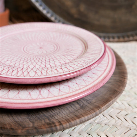 Plato Rosa MH-Collection "Escamas", ø 20 cm