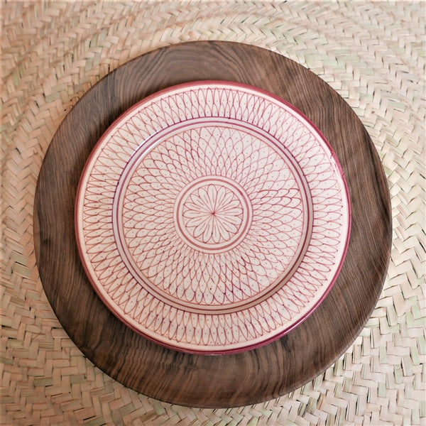 Plato Rosa MH-Collection "Escamas", ø 20 cm
