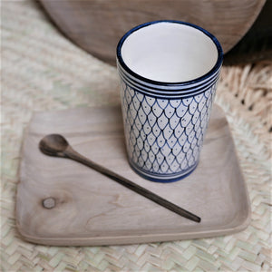 Vasos Azul MH-Collection "Escamas"