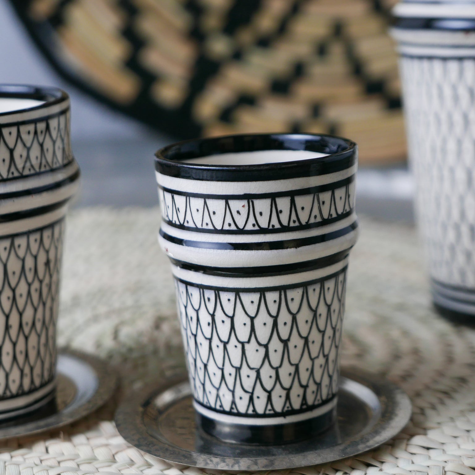 Vaso de Té Negro MH-Collection "Escamas"