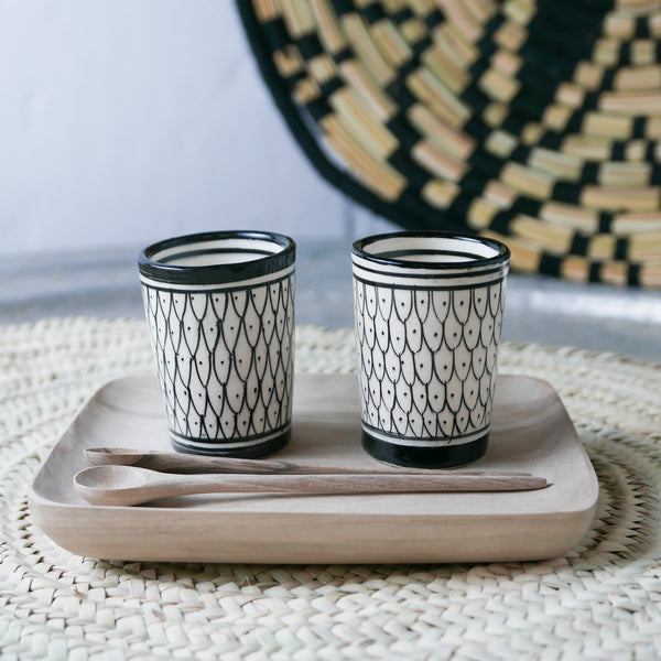 Vaso Negro MH-Collection "Escamas"