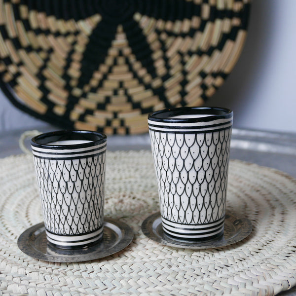 Vaso Negro MH-Collection "Escamas"