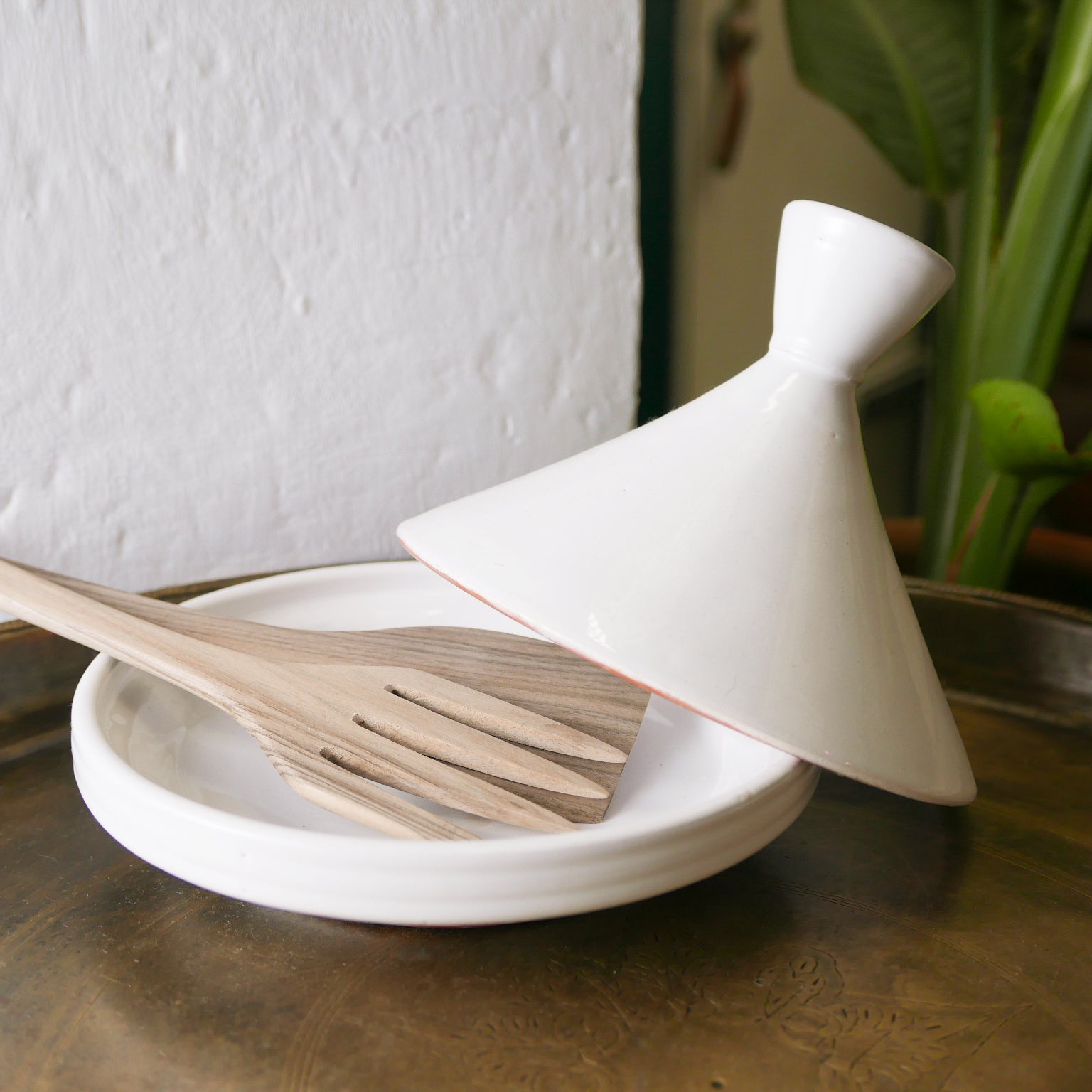 Tajine para Servir Blanco