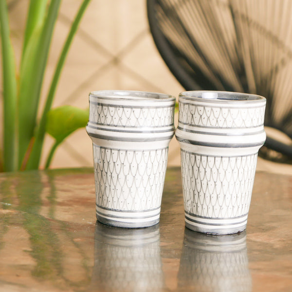 Vaso de Té Gris MH-Collection "Escamas"