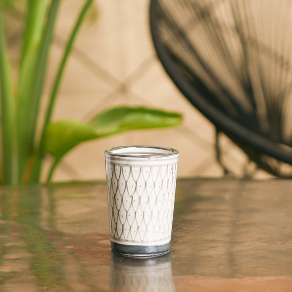 Vaso Gris MH-Collection "Escamas"