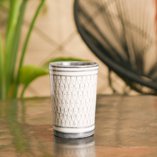Vaso Gris MH-Collection "Escamas"
