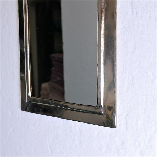 Espejo Rectangular Plateado