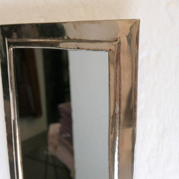 Espejo Rectangular Plateado