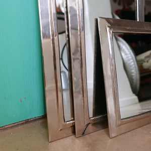 Espejo Rectangular Plateado